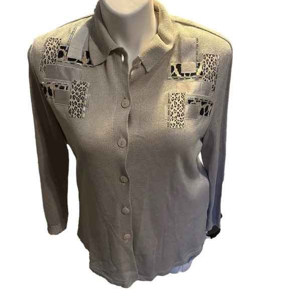 Vintage Philippe Marques Cardigan Sweater Size 10 - Picture 1 of 7